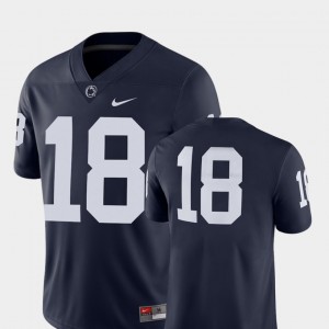 College Jersey Penn State Navy #18 2018 Game Football Men's