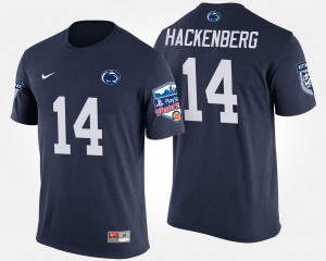 Fiesta Bowl Men Navy Bowl Game Penn State #14 Christian Hackenberg College T-Shirt