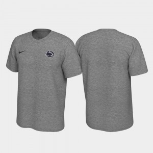 Left Chest Logo Mens Nittany Lions Legend Heathered Gray College T-Shirt