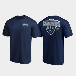 For Men PSU 2019 Cotton Bowl Champions Navy Score Lateral College T-Shirt