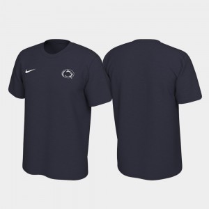 College T-Shirt For Men Left Chest Logo Navy Penn State Nittany Lions Legend