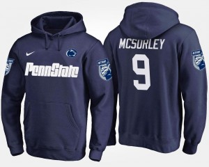 Penn State Nittany Lions #9 Mens Navy Trace McSorley College Hoodie