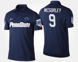 Men's Fiesta Bowl Navy Bowl Game Penn State Nittany Lions #9 Trace McSorley College Polo