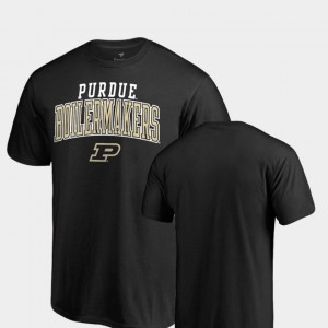 Square Up Men College T-Shirt Black Purdue