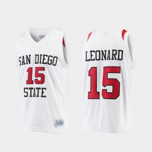 Kawhi Leonard College Jersey Alumni Limited #15 Basketball White San Diego State Mens