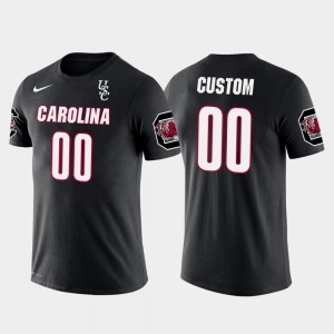Cotton Football Future Stars Black SC #00 College Custom T-Shirts Men's