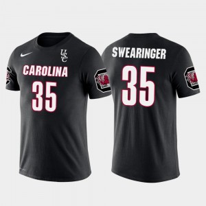 SC For Men Black Arizona Cardinals Football D.J. Swearinger College T-Shirt Future Stars #35