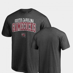 Square Up Gamecock College T-Shirt Men's Heathered Charcoal