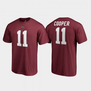 Garnet Legends Name & Number #11 South Carolina Pharoh Cooper College T-Shirt For Men