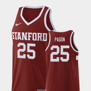 Blake Pagon College Jersey Replica Wine For Men's Stanford Cardinal #25 Basketball