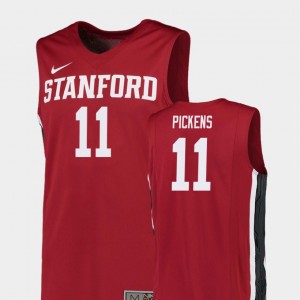 Replica Dorian Pickens College Jersey For Men's Stanford Cardinal Basketball Red #11