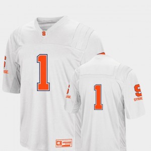 Colosseum White Football Cuse #1 For Men College Jersey
