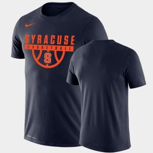 Drop Legend Performance Basketball For Men College T-Shirt Navy Syracuse