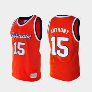 #15 Syracuse Orange Basketball For Men's Carmelo Anthony College Jersey Alumni