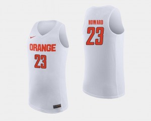 Basketball #23 Cuse Orange Frank Howard College Jersey Men White
