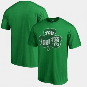 Paddy's Pride Big & Tall TCU University College T-Shirt For Men's St. Patrick's Day Kelly Green