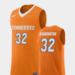 Basketball Orange Chris Darrington College Jersey #32 Replica Tennessee For Men's