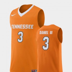 Orange Men's James Daniel III College Jersey Replica #3 UT VOLS Basketball