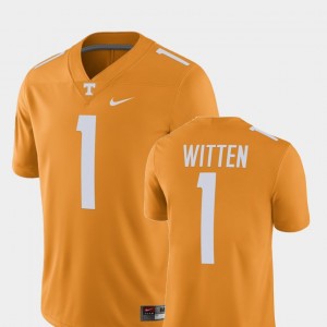 Tennessee Vols Tennessee Orange For Men Player #1 Jason Witten College Jersey Alumni Football Game