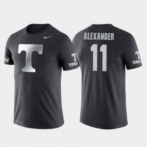#11 Basketball Performance Tennessee Volunteers Men Kyle Alexander College T-Shirt Anthracite Travel