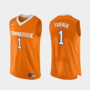 Basketball Orange For Men's #1 Lamonte Turner College Jersey Authentic Performace University Of Tennessee