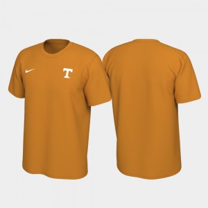 For Men's Left Chest Logo College T-Shirt Tennessee Orange Legend University Of Tennessee