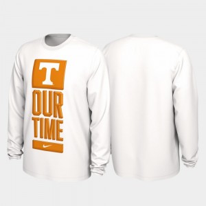 UT VOLS Our Time Bench Legend Men College T-Shirt 2020 March Madness White