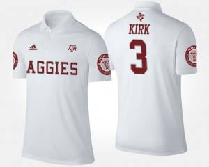 A&M White For Men #3 Christian Kirk College Polo