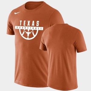 Men's College T-Shirt UT Drop Legend Orange Performance Basketball
