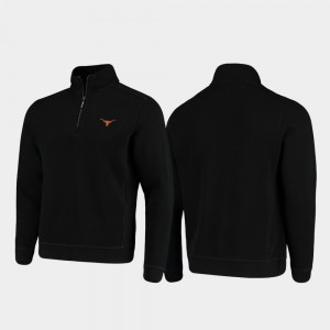 Men UT College Jacket Sport Nassau Half-Zip Pullover Tommy Bahama Black