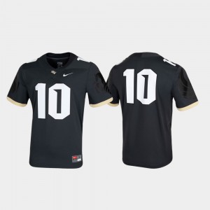 Anthracite Untouchable College Jersey For Men's University of Central Florida #10 Game
