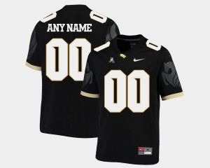 Football Men's UCF Knights #00 American Athletic Conference College Customized Jerseys Black