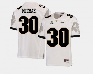 UCF Greg McCrae College Jersey American Athletic Conference White Men's Football #30