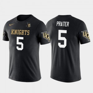 Future Stars #5 UCF For Men's Detroit Lions Football Black Matt Prater College T-Shirt