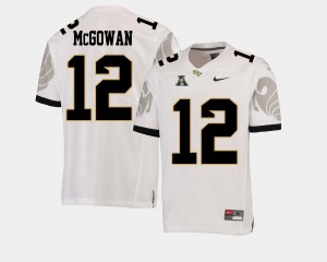 UCF Knights Taj McGowan College Jersey Football White Men's #12 American Athletic Conference