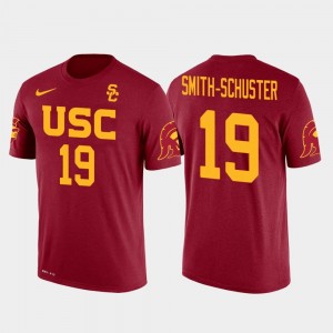 Red USC JuJu Smith-Schuster College T-Shirt Pittsburgh Steelers Football Future Stars #19 Mens