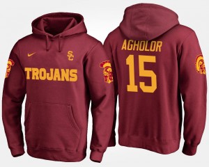 Cardinal #15 Nelson Agholor College Hoodie For Men's USC