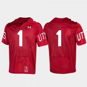 College Jersey For Men's Football Special Game 150th Anniversary #1 Red Utah Utes