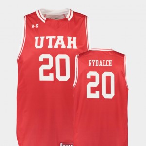 Red #20 Men's Replica Utes Beau Rydalch College Jersey Basketball