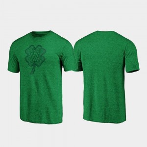College T-Shirt Celtic Charm Tri-Blend Green St. Patrick's Day Villanova For Men's