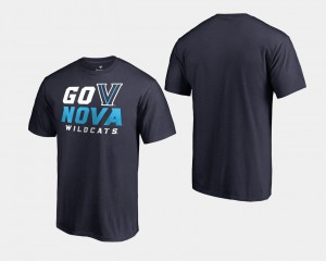 Basketball National Champions 2018 Go Nova College T-Shirt Navy Villanova University Men