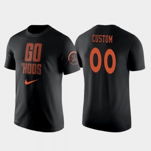 #00 2 Hit Performance For Men's University of Virginia Black Basketball College Customized T-Shirts