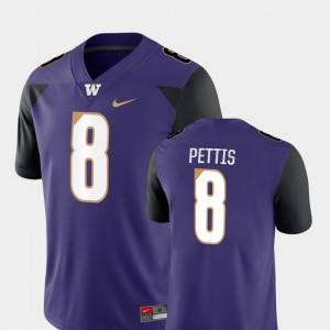 For Men Dante Pettis College Jersey #8 Football Purple UW Huskies Game