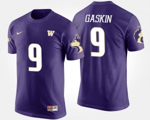 Purple Myles Gaskin College T-Shirt Men UW #9