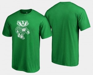 White Logo Big & Tall Kelly Green Men St. Patrick's Day College T-Shirt Badger