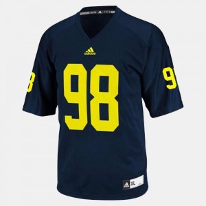 #98 Devin Gardner College Jersey Football For Kids Blue University of Michigan