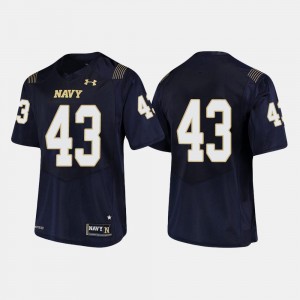 #43 Navy For Men's Football Midshipmen Nelson Smith College Jersey