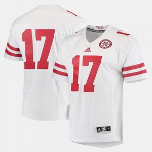 College Jersey Mens 2017 Special Games #17 Cornhuskers White