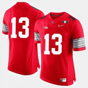Football Buckeye College Jersey #13 For Men's Red