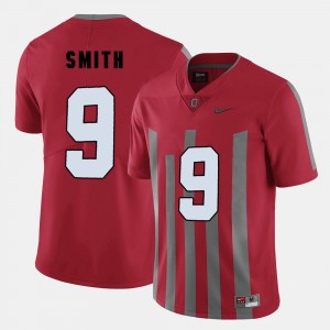 Football Ohio State Devin Smith College Jersey For Men's Red #9